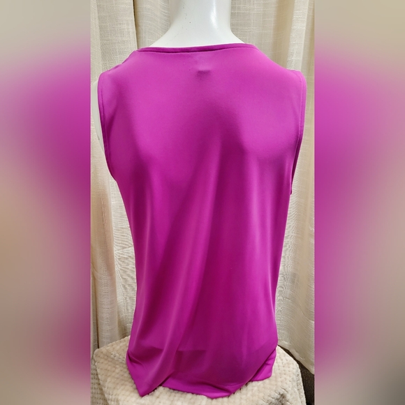 Ann Taylor Sleeveless Surplice Blouse/Shell - Picture 4 of 6